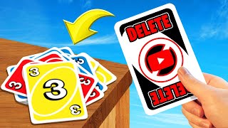 *DELETE* YOUTUBE CHANNEL Card In UNO! (Insane)