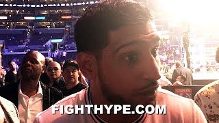 AMIR KHAN REACTS TO MIKEY GARCIA'S WIN OVER ROBERT EASTER AND CALLING OUT ERROL SPENCE