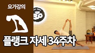 플랭크 자세 34주차