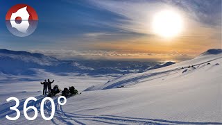 360º snow mobile experience at Arctic Circle, West Greenland