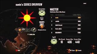 Masters RANK 1 Champions Division Black Ops 2
