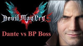 Devil May Cry 5 - Dante vs BP Boss (Never Touching the Ground)
