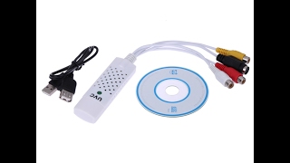 Новый Портативный USB 2.0 Easycap. Для Win7/8/XP/Vista