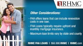 NJ FHA Loan, NJ First Time Homebuyer Program, RHMC
