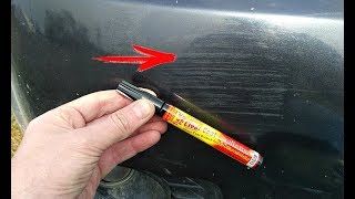 Как убрать царапины с кузова авто. Тестирую карандаш от царапин с Алиэкспресс. Я в ШОКЕ!