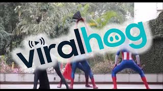 Superheros with Killer Dance Moves || ViralHog