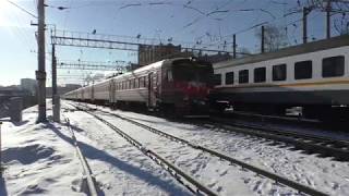 Электропоезда ЭР2К-1148 (ТЧ-22) поезд № 6954, Тула-1 - Москва-Каланч. + ЭП2Д-0028 "ЦППК" (ТЧ-17).