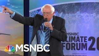 Bernie Sanders: I'd Look Into Criminal Charges Against Fossil Fuel Executives | MSNBC