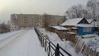 В Кукмор из Казани на электричке зимой в мороз.