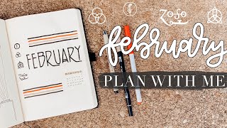 PLAN WITH ME | February 2020 Bullet Journal Set Up ~ LED ZEPPELIN THEME!