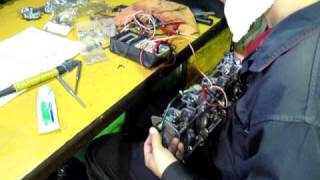 miya honda CBR1100XX black bird fcrキャブレター製作取り付け,TPS装着。