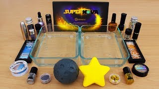 Moon vs Stars - Mixing Makeup Eyeshadow Into Slime! Special Series 113 Satisfying Slime Video