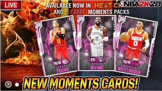 NBA 2K20 MYTEAM - NEW MOMENTS CARDS! PINK DIAMOND KYRIE IRVING! WESTBROOK, LILLARD, TRAE YOUNG!