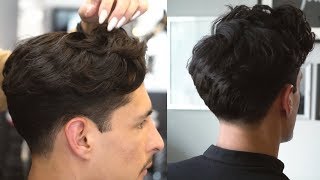 Scissors Over Comb Haircut | Tapered & Textured