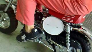 honda z50 z50R z50rd USA mini trail bike in Greece FIRST RUN!