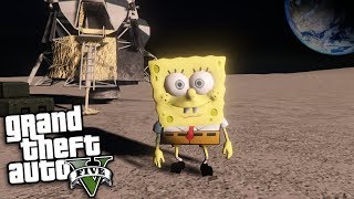 GTA 5 Mods - SPONGEBOB GOES TO SPACE MOD (GTA 5 Mods Gameplay)