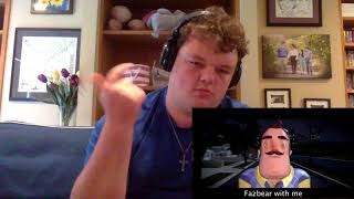 Bendy vs Freddy Fazbear vs Mama Tattletail vs Hello Neighbor - Rap Battle Reaction