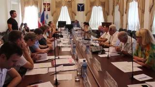 Депутаты Саратовской городской думы спорят о референдуме. Часть 1