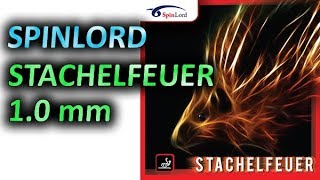 Long pips SPINLORD Stachelfeuer 1.0 mm игра длинными шипами на губке, Алексей Дегтярев