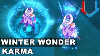 Winter Wonder Karma Skin Spotlight (League of Legends)
