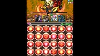 パズドラ「火の戦国龍 地獄級」(風林火山龍・シンゲン)石川五右衛門25倍PTノーコン攻略