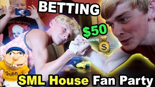FAN CHALLENGES LOGAN TO AN ARM WRESTLE!!