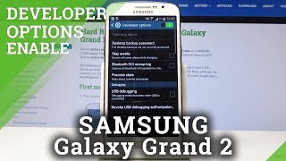 How to Enable Developer Options in SAMSUNG Galaxy Grand 2 - Advanced Settings