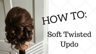 **PROM/WEDDING Soft Twisted Updo Tutorial**