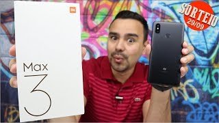 XIAOMI MI MAX 3 - EXCLUSIVO PORTUGUÊS UNBOXING - Giveaway [ SORTEIO ] #KTECH80E90K