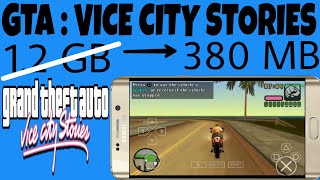 GTA Vice City Stories Highly Compressed Lite Download for Android/PC | Hindi | Best Settings PPSSPP