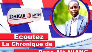 Voici la chronique du 03 juillet 2019