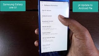 Samsung Galaxy j4 one UI with android pie update 2019!!