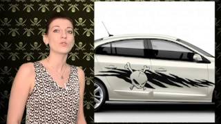 Виниловый стикер для автомобиля: Веселый Роджер
