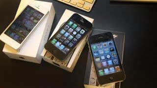 iPhone 5 vs iPhone 4s vs iPhone 4