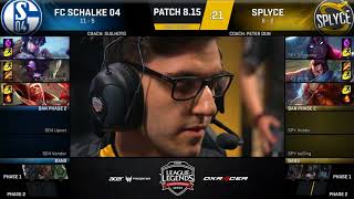 S04 vs. SPY - Неделя 9 Игра 82 | LCS EU Summer 2018 Split