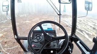 Работа в лесу на МтЗ 82.1 #Видеонарезка.