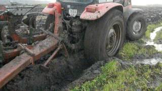 Belarus Mtz 952.3 hard ploughing
