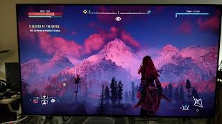 Samsung Q8fn 4K 55 inch TV | HORIZON Zero DAWN  [ 4k ] Video