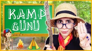 Slime Okulu Öğretmen Öğrenci Kamp Günü Eğlenceli Çocuk Videosu Dila Kent