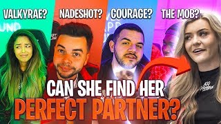Can BrookeAB Find Her Perfect Match WITHOUT Seeing Them? ft. CouRageJD, Nadeshot, Valkyrae, The Mob