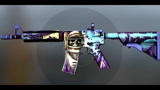 M4A4 | Безлюдный космос (Поношенное) - скин КС ГО