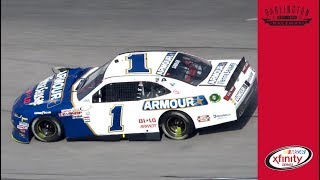 Sadler slams wall after contact with Jones late in Darlington race