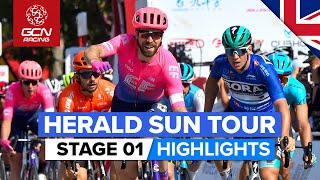 Jayco Herald Sun Tour 2020 Stage 1 HIGHLIGHTS | Nagambie - Shepparton