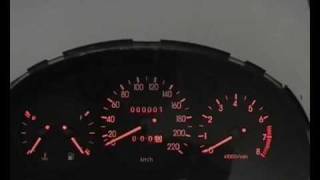 Светодтодная подсветка приборной панели Daewoo Lanos