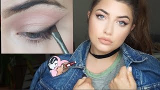 Winged Eyeliner Using Eyeshadow