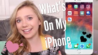 Updated What's On My iPhone 2017! | Sasha Morga