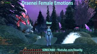 New Draenei Female Emotes (WoD)