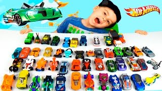 Машинки Игрушки Коллекция машинок 50 Hot Wheels Обзор моделек #Машинки для детей