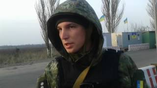 Беспредел Донецкой полиции на Константиновском блокпосту. 15. 03. 2017 года  Часть первая.