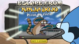 Regular Show Escape From Ninja Dojo SoundTrack 1 Stage - HD